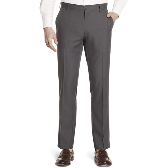 Geoffrey Beene Other - Geoffrey Beene Charcoal Gray Men’s Big & Tall Slim Flat Front Dress Pants NWT